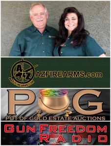 Dan and Cheryl Todd Gun Freedom Radio Hosts and Owners of AZfirearms.com and Pot Of Gold Estate Liquidations & Auctions