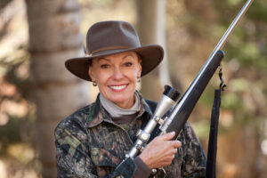 Marsha Petrie Sue is an avid shooter, hunter, and outdoorswoman. She is Chair of the Women’s Outdoor Media Association (WOMA)– a 501c3 raising money for Foundation for Women Warriors and other groups.